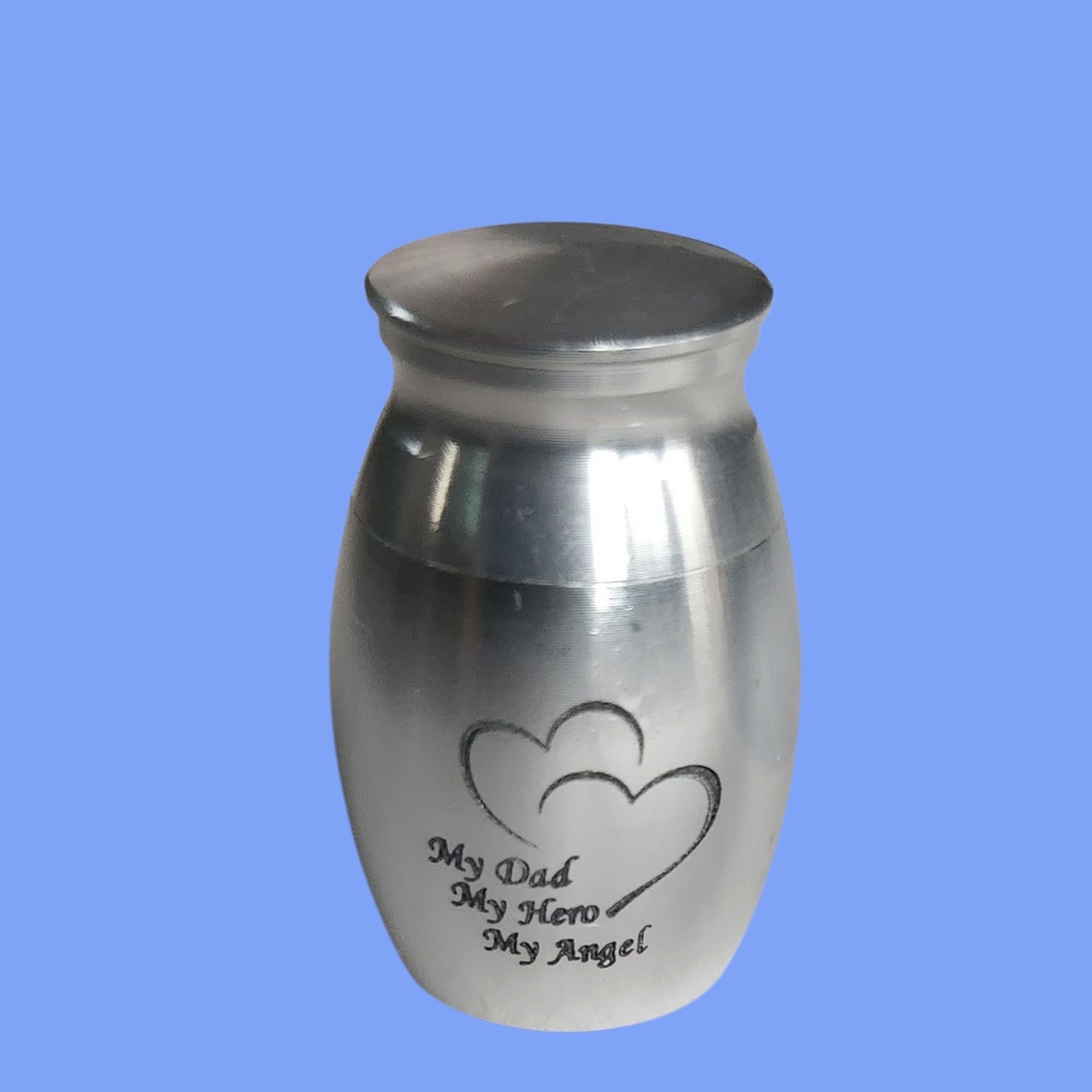 Silver Memorial Keepsake Urn